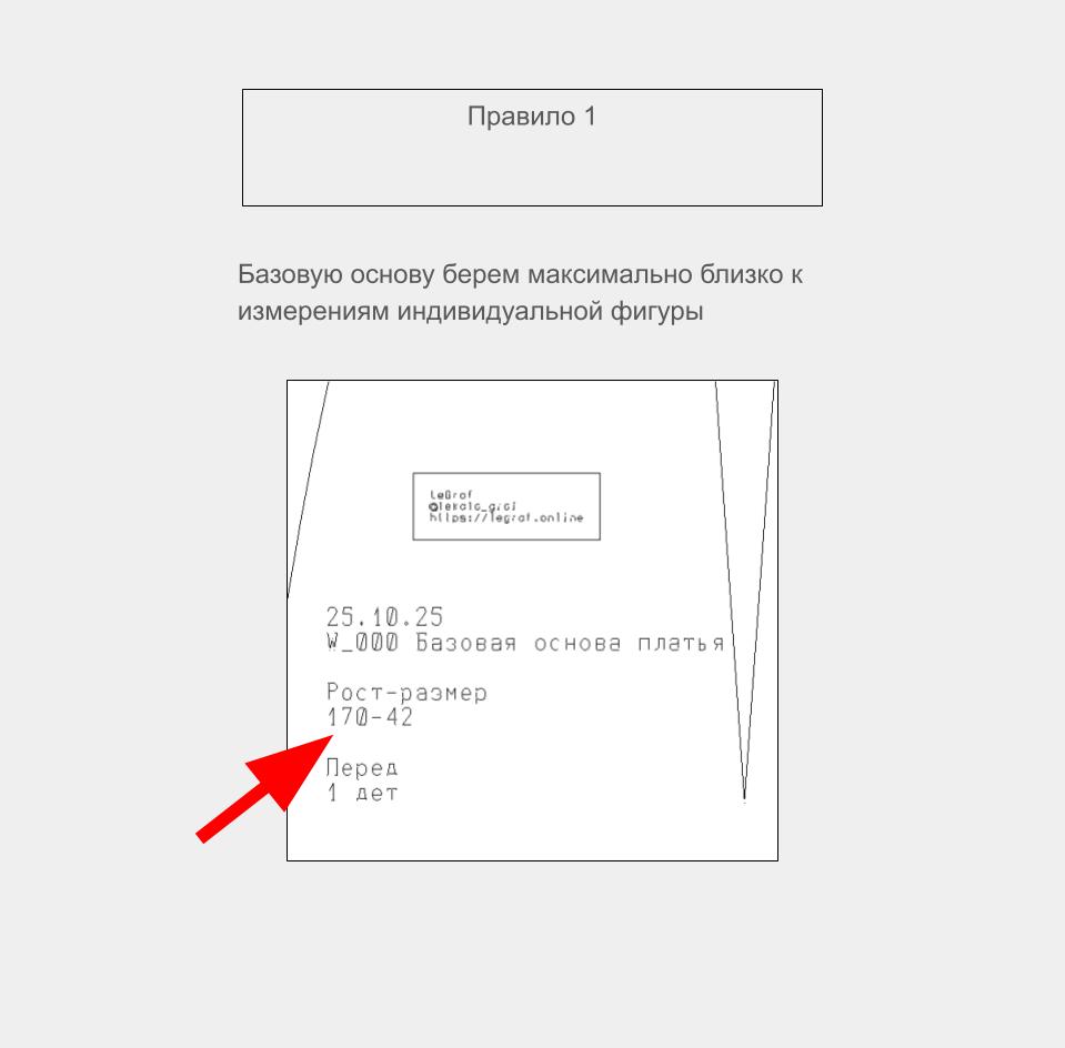 Базовая основа платья W_000