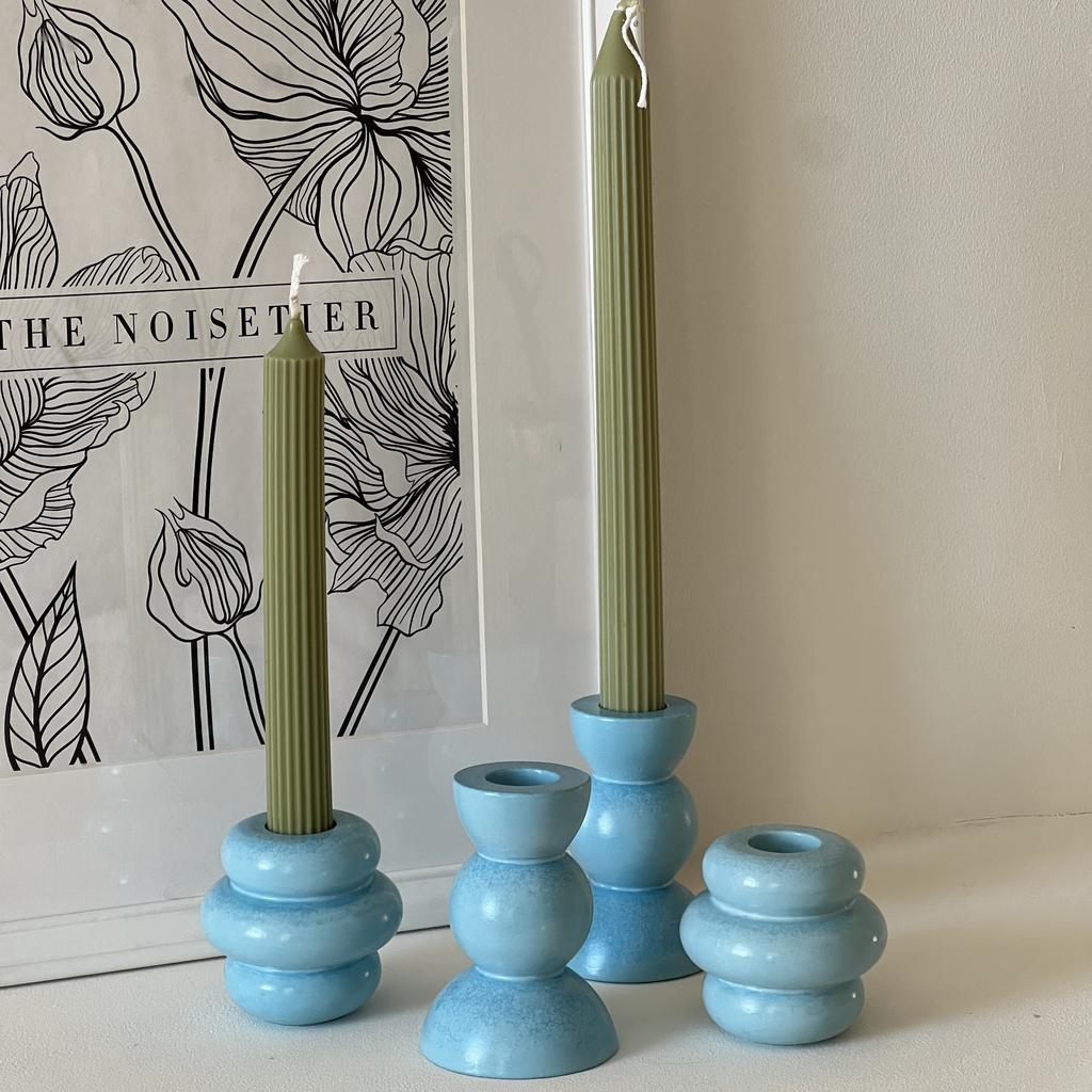 Набор подсвечников Figures Blue