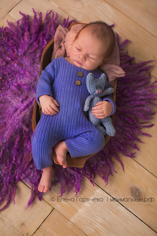 Комбинезон Basic (сине-лиловый)