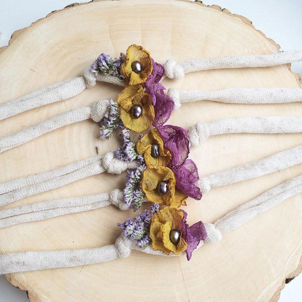 Повязочки с горчичным цветочком