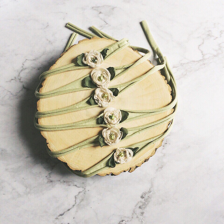 Повязочки салатовые