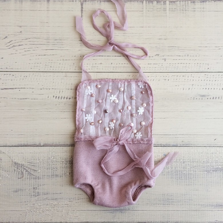 Боди с жемчугом