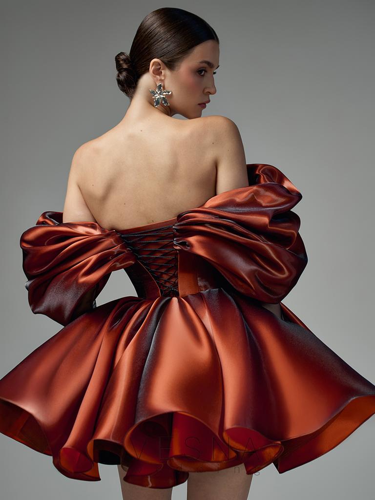 Вечернее платье Рафаэлла Теракот