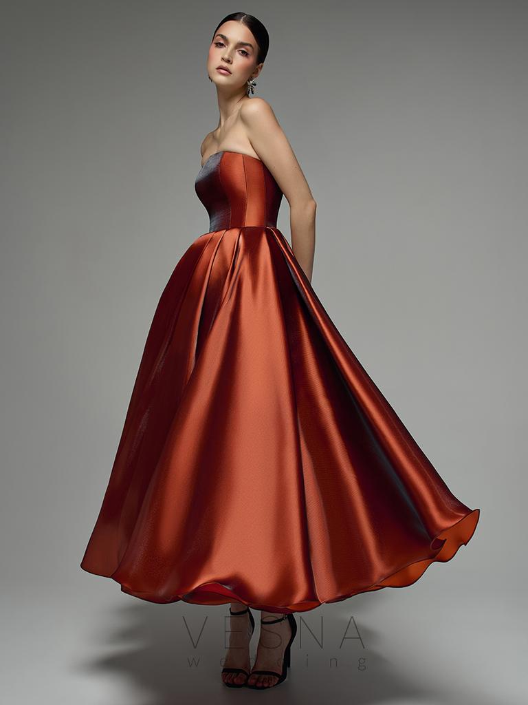 Evening dress Grace Terracotta