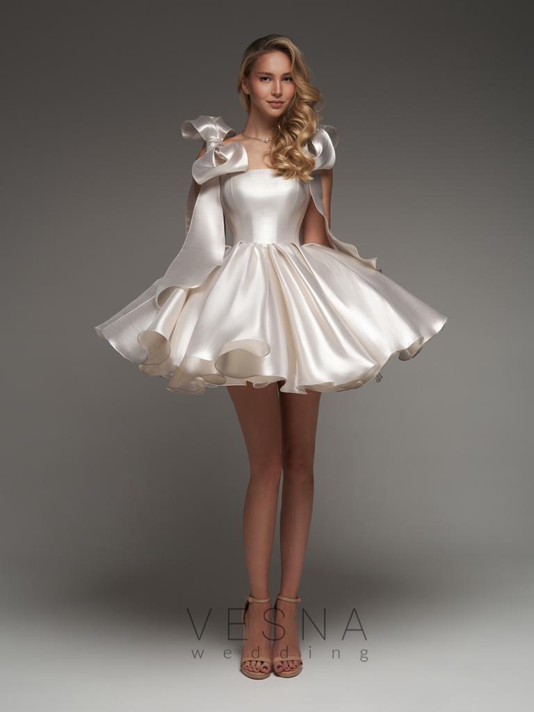 Evening dress Nika Silver Pearl