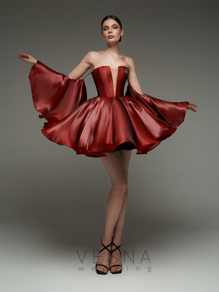 Вечернее платье Тильда Бордо