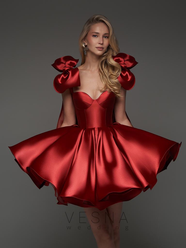 Evening dress Princess cherry