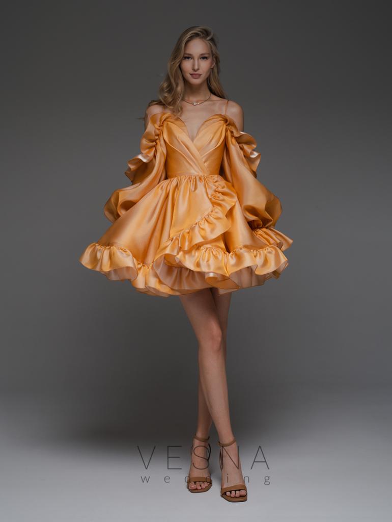 Evening dress Weilan Caramel