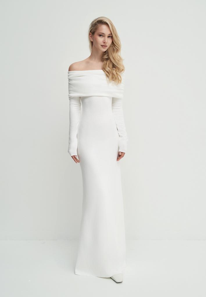 Evening dress Selesta Light White