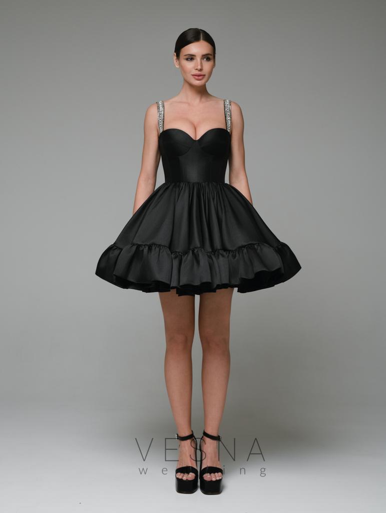 Evening dress Polini luxury Noir