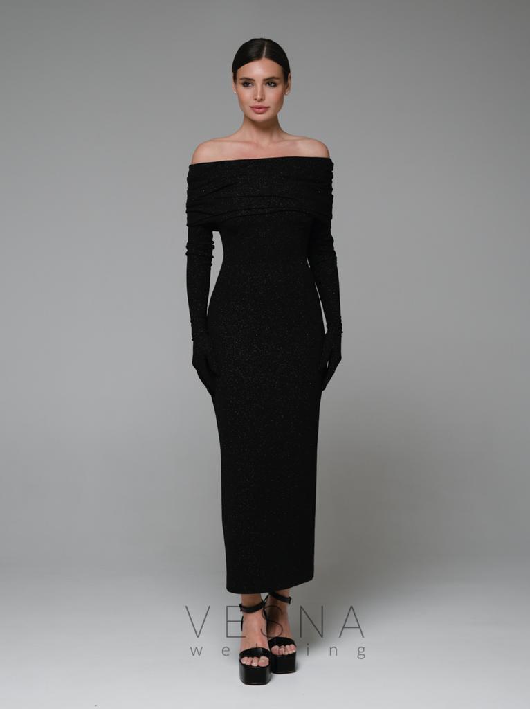 Evening dress Celeste Noir Light