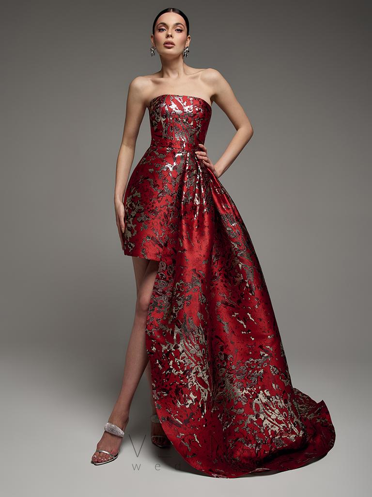 Evening dress Jacqueline Shanghai red+Tail