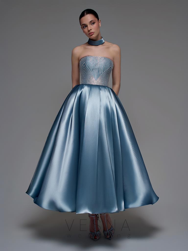 Evening dress Missouri Midi Dark Blue