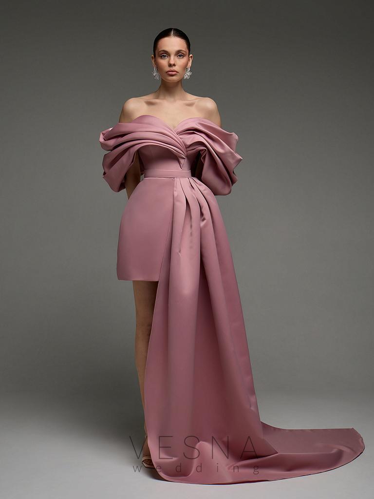 Evening dress Zendaya Rose+tail