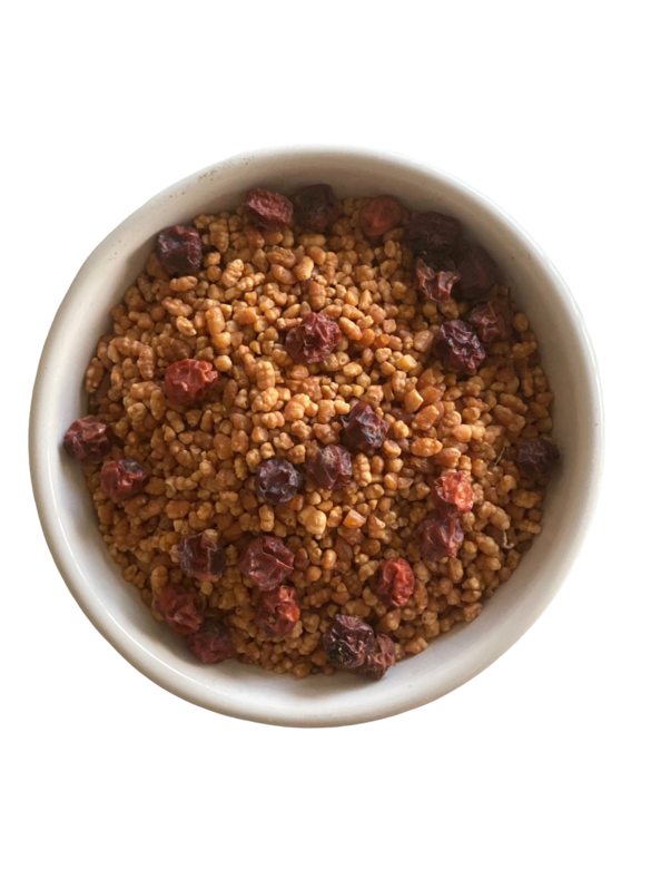 Гречишный чай Ку Цяо с ягодами рябины