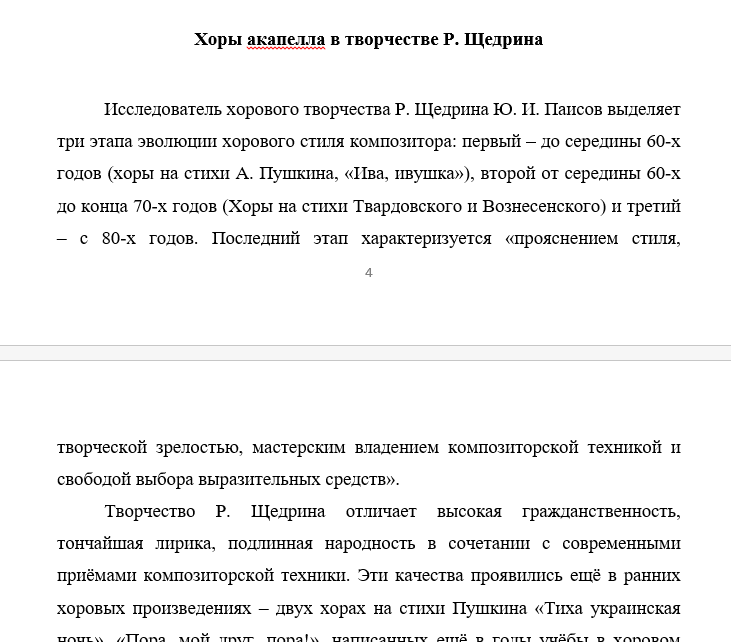 Щедрин Тиха украинская ночь