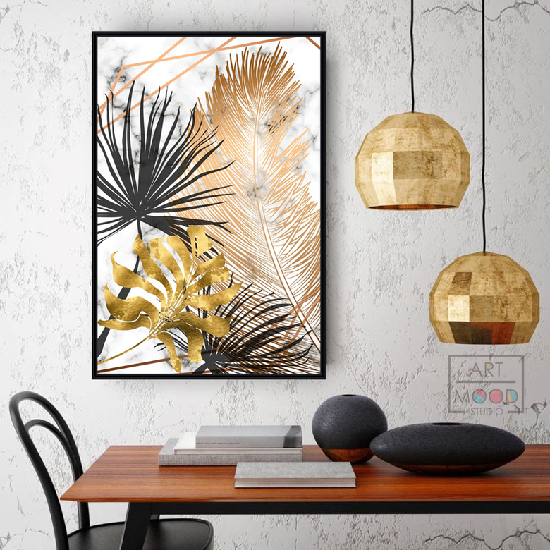 ПОСТЕР ЗОЛОТОЙ ЛИСТ