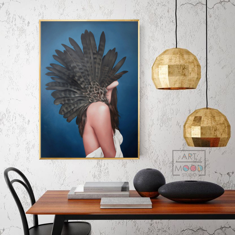 ПОСТЕР FEATHER WOMAN