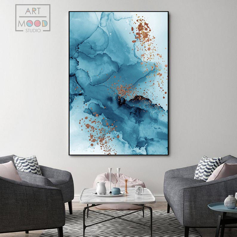 ПОСТЕР ABSTRACT BLUE