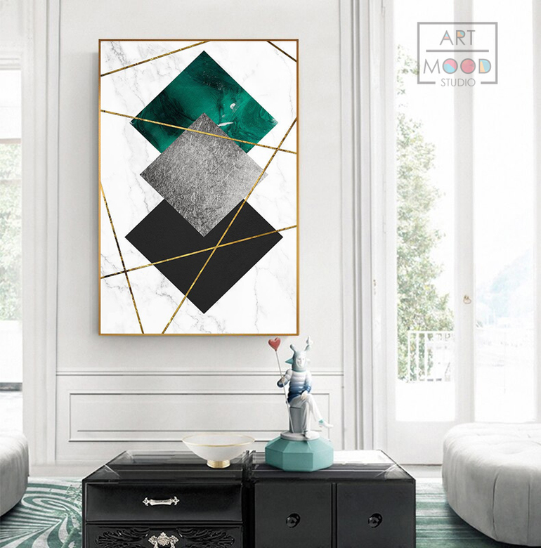 ПОСТЕР MARBLE GOLD LINE