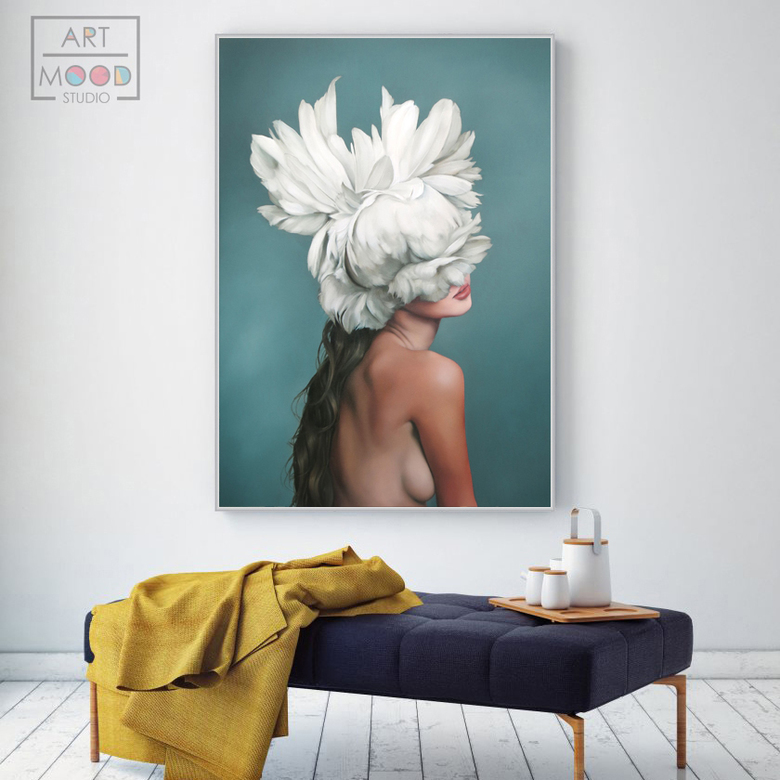 ПОСТЕР FLORAL WOMAN #4