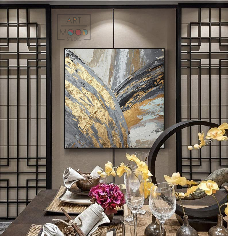 ПОСТЕР GOLD GREY