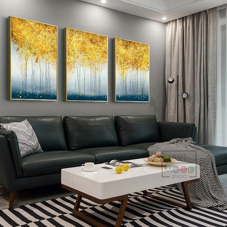 ТРИО ПОСТЕРОВ ABSTRACT WOODLAND