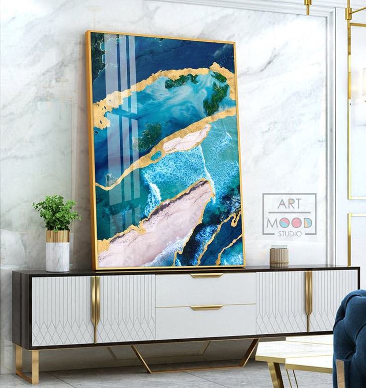 ПОСТЕР ABSTRACT OCEAN #1