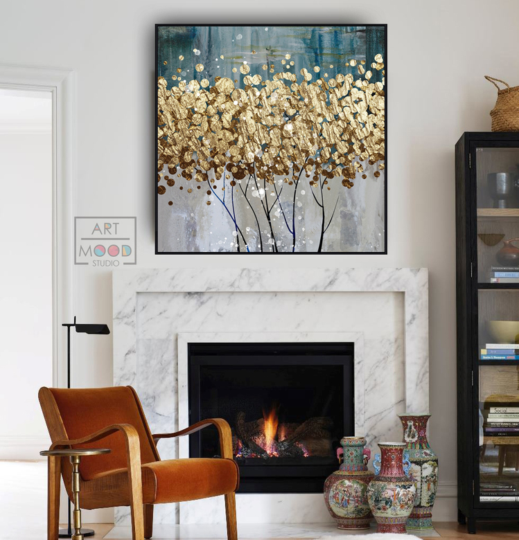 ПОСТЕР АБСТРАКТНЫЙ ЛЕС