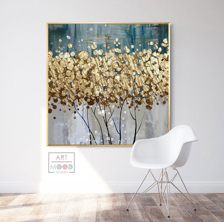 ПОСТЕР АБСТРАКТНЫЙ ЛЕС