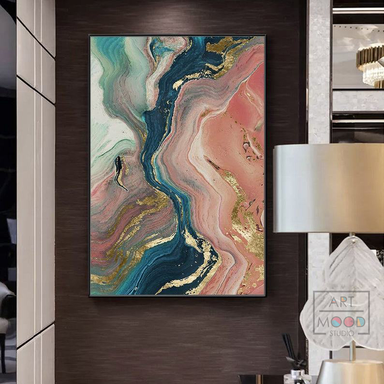 ПОСТЕР MARBLE GOLD #1