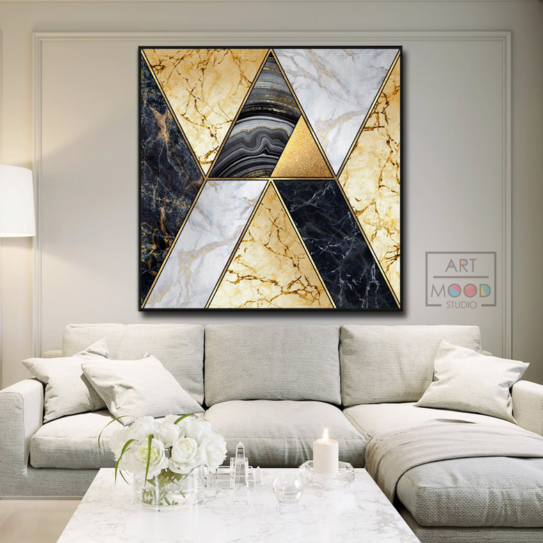 ПОСТЕР MARBLE GOLD #2