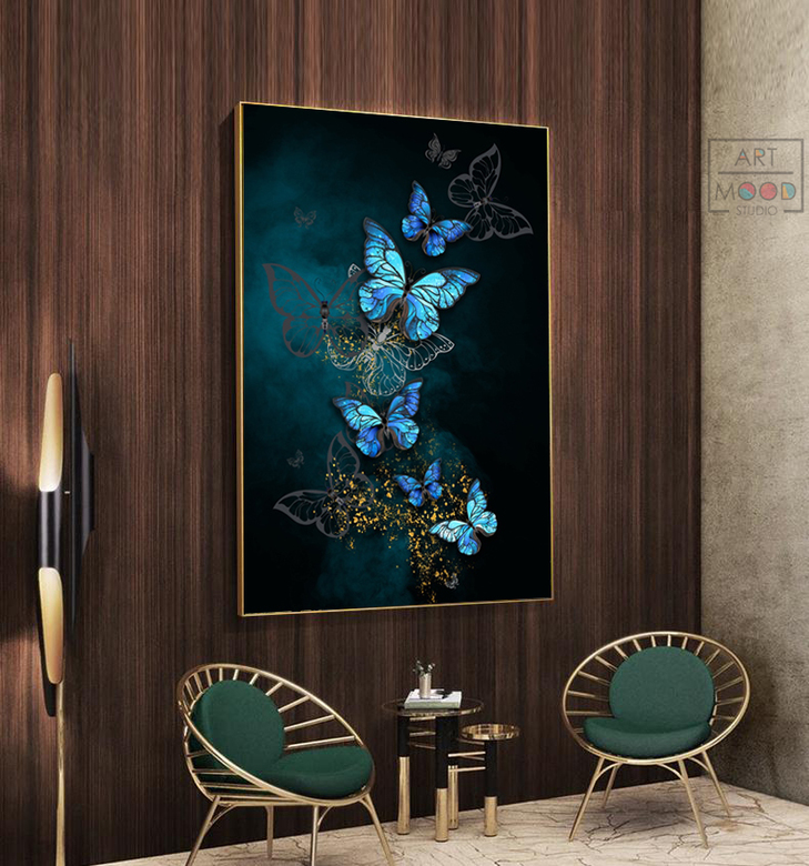 ПОСТЕР BLUE BUTTERFLY