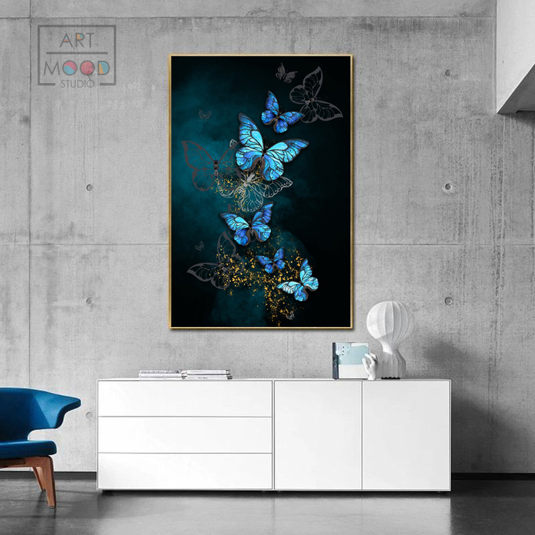 ПОСТЕР BLUE BUTTERFLY