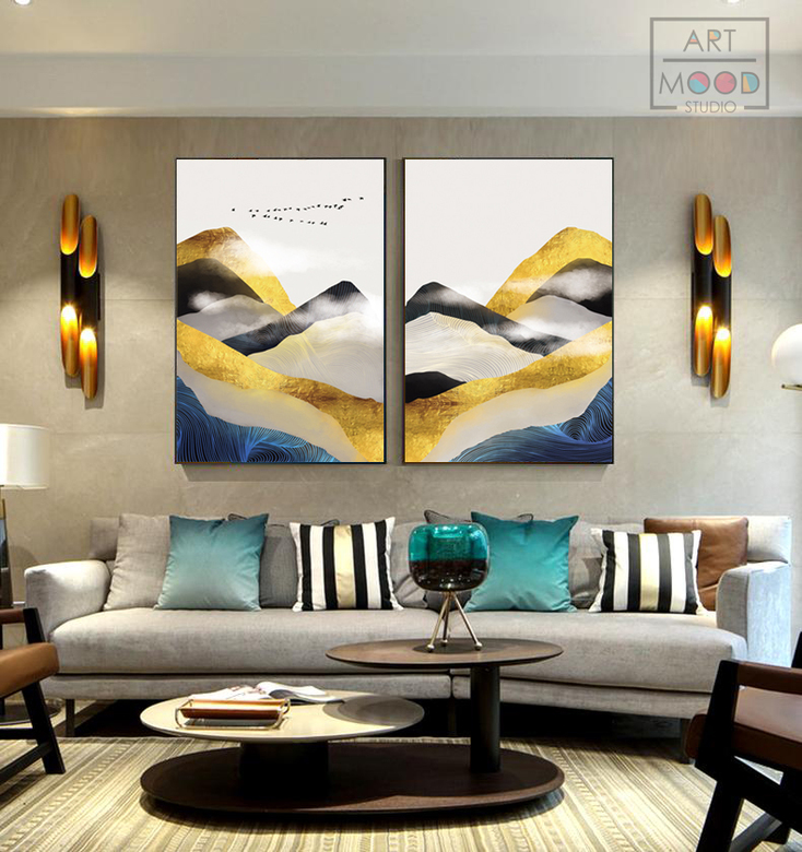 ПАРА ПОСТЕРОВ GOLDEN MOUNTAINS