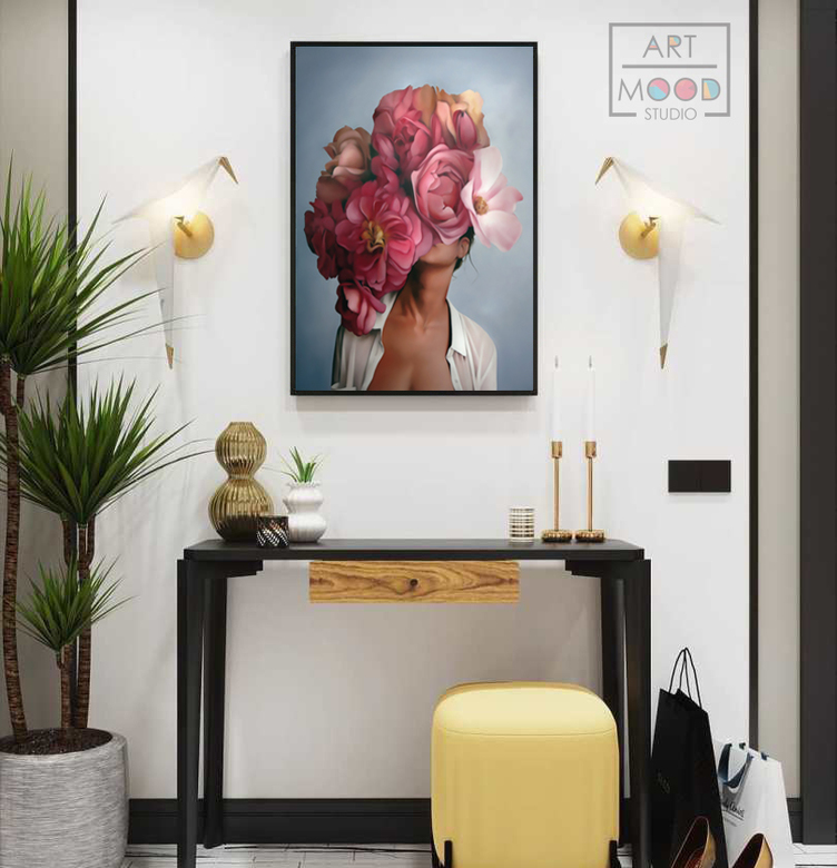 ПОСТЕР FLORAL WOMAN #6