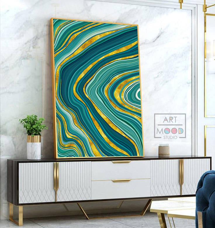 ПОСТЕР ABSTRACT RIVER #1