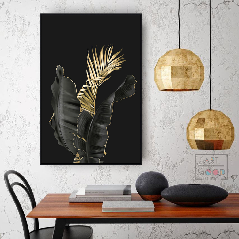 ПОСТЕР BLACK LEAF #1