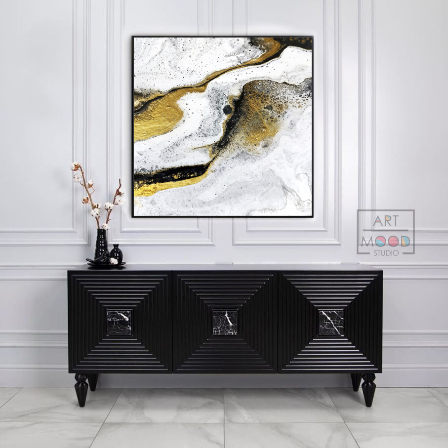 КАРТИНА GOLDEN FLUID