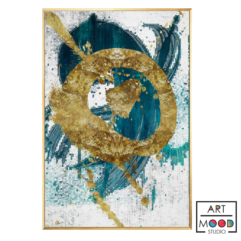 КАРТИНА ABSTRACT AQUAMARINE