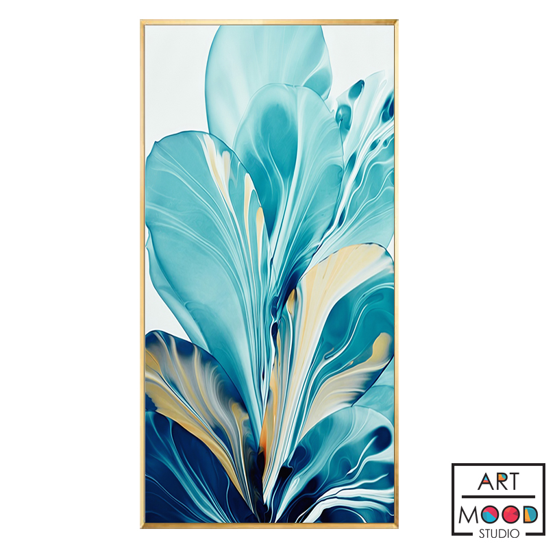 КАРТИНА BLUE LEAVES