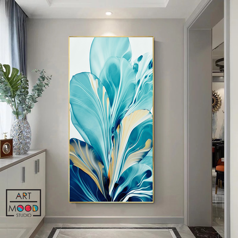 КАРТИНА BLUE LEAVES