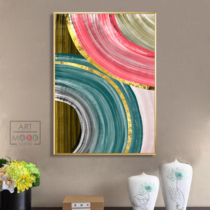 КАРТИНА COLORED WAVES