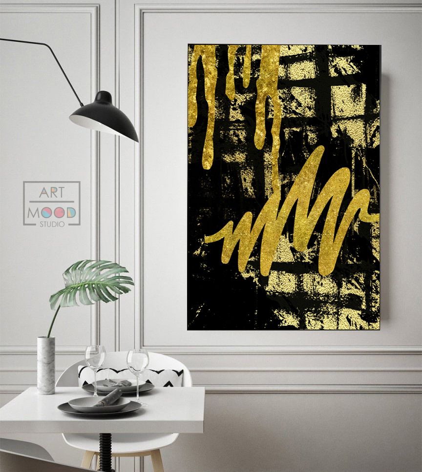 КАРТИНА GOLD & BLACK 2