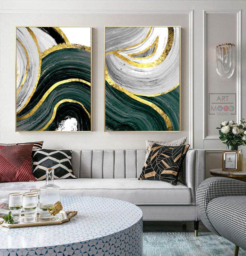 ПАРА ПОСТЕРОВ ABSTRACT FLOW 2