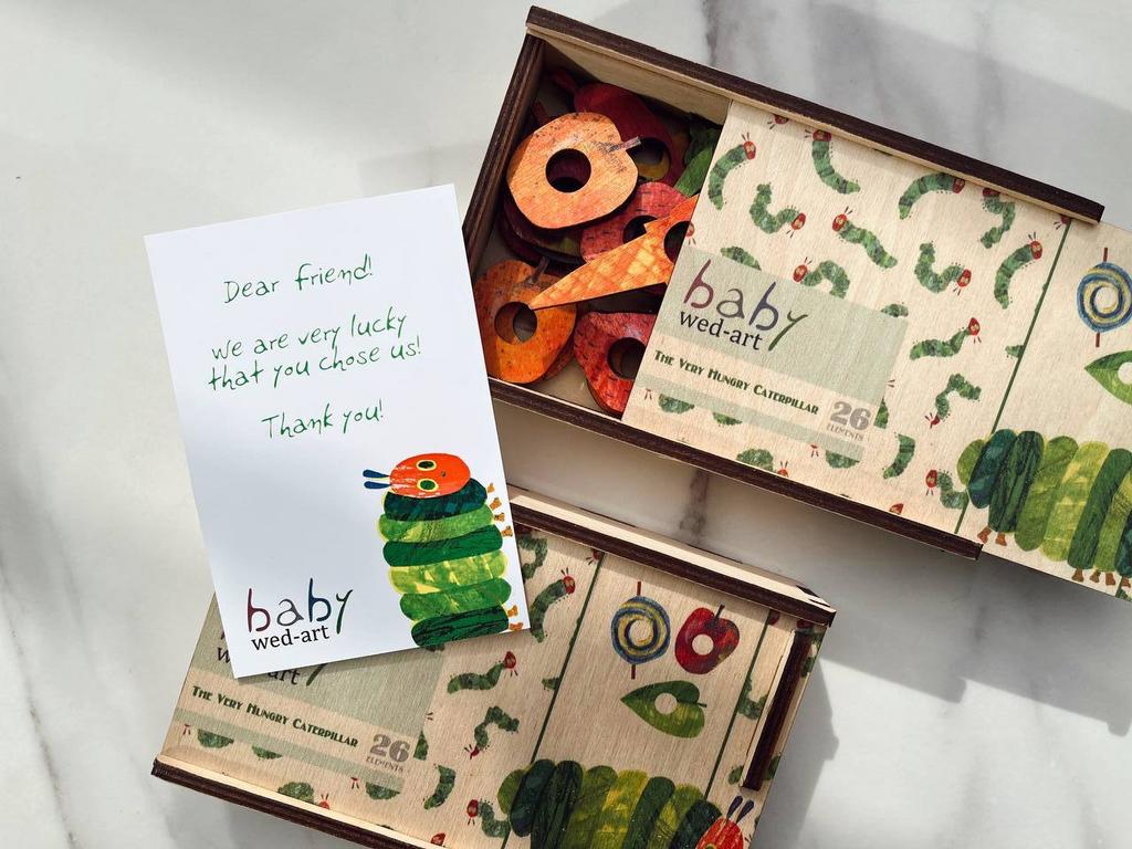 ОЧЕНЬ ГОЛОДНАЯ ГУСЕНИЦА (ДЕРЕВЯННАЯ КОРОБКА)