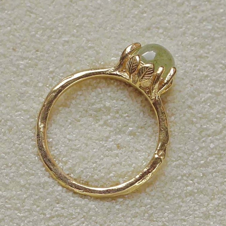 Роса - кварц с эпидотом | Dew - golden ring - quartz with epidote