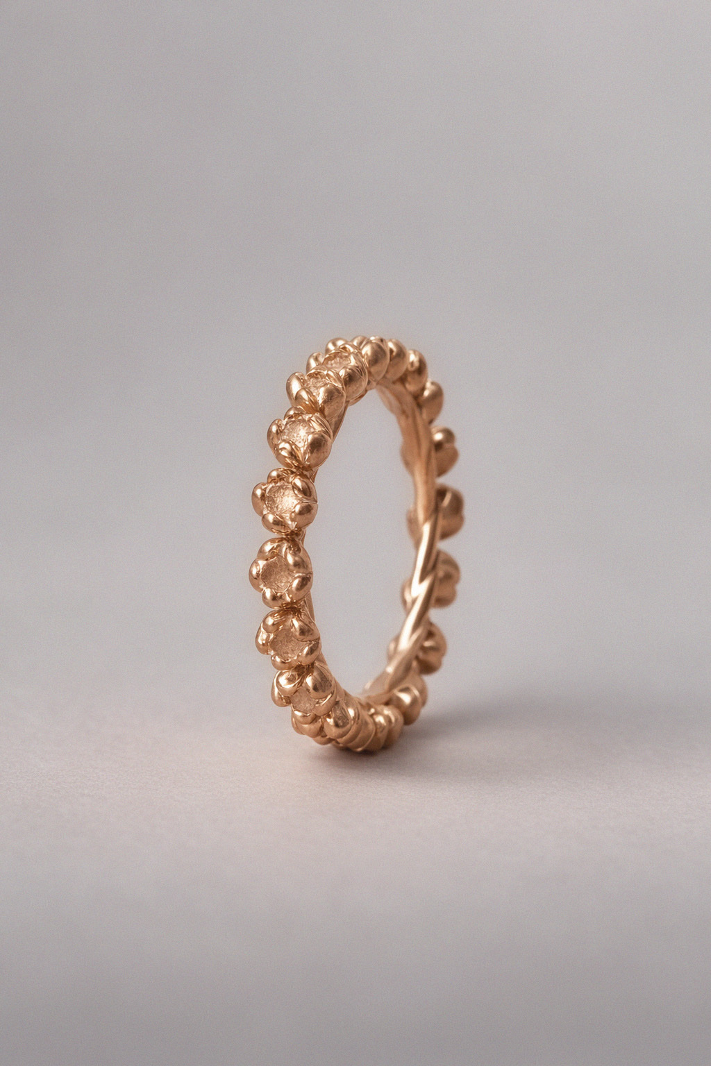 Серебряное кольцо Розовые бутоны - покрытие золото