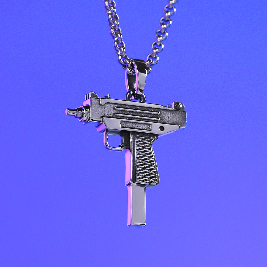 Кулон Пистолет "Узи"