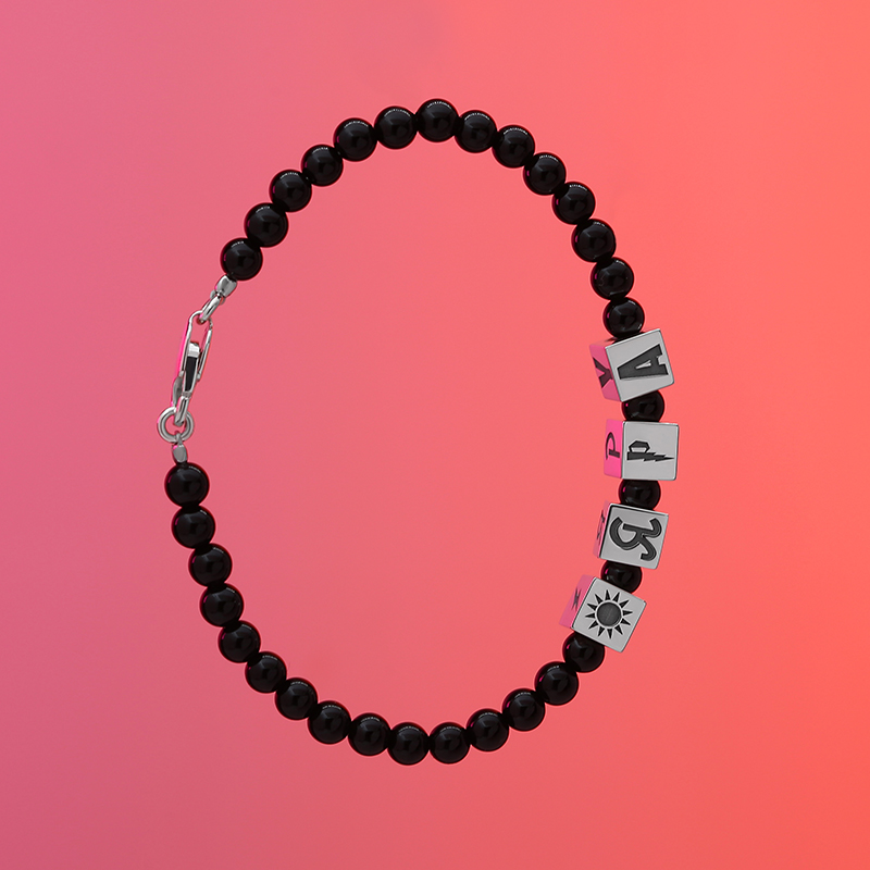 Индивидуальный модульный браслет с агатом